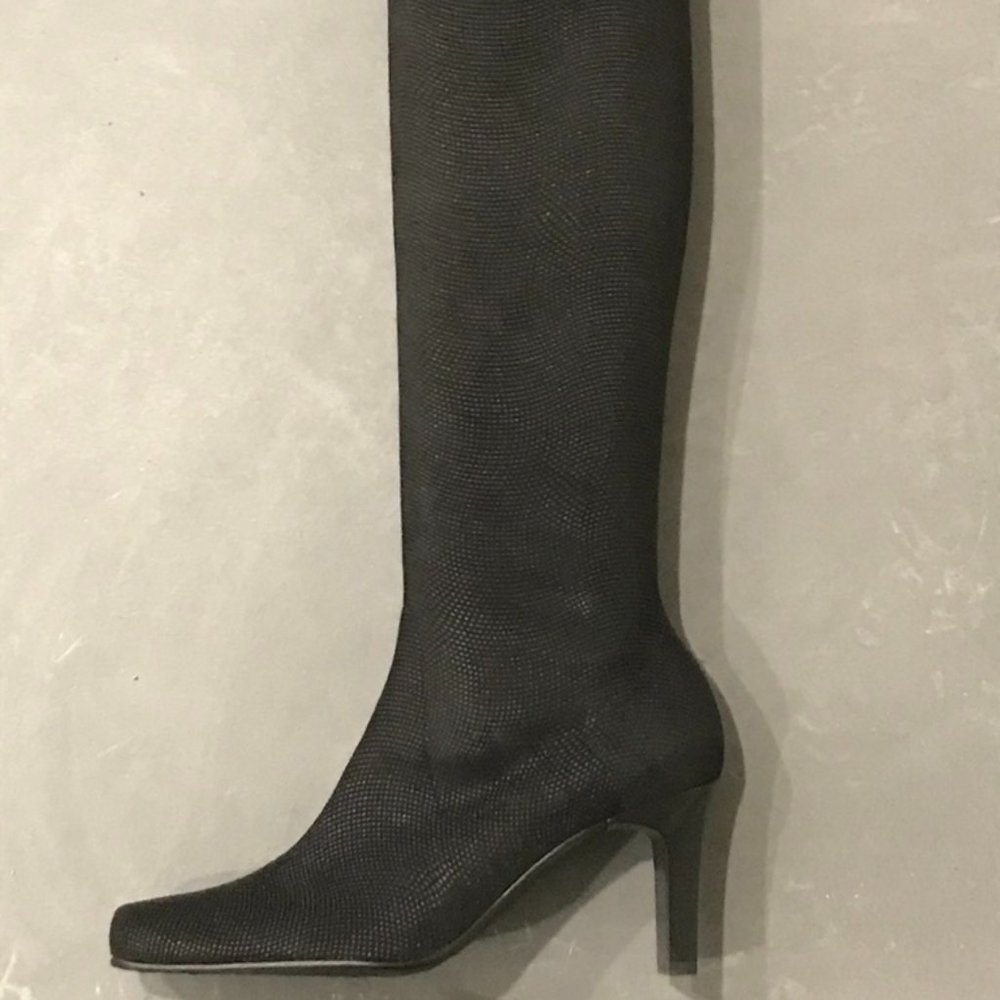 FRANCE MODE BLACK HIGH HEEL BOOT MONTANA
